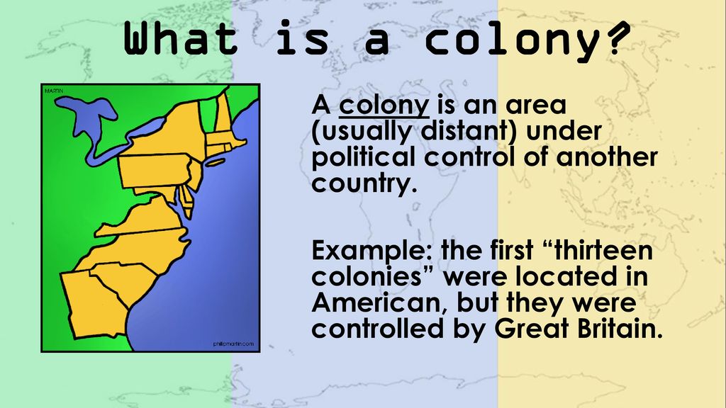 What is store a colony